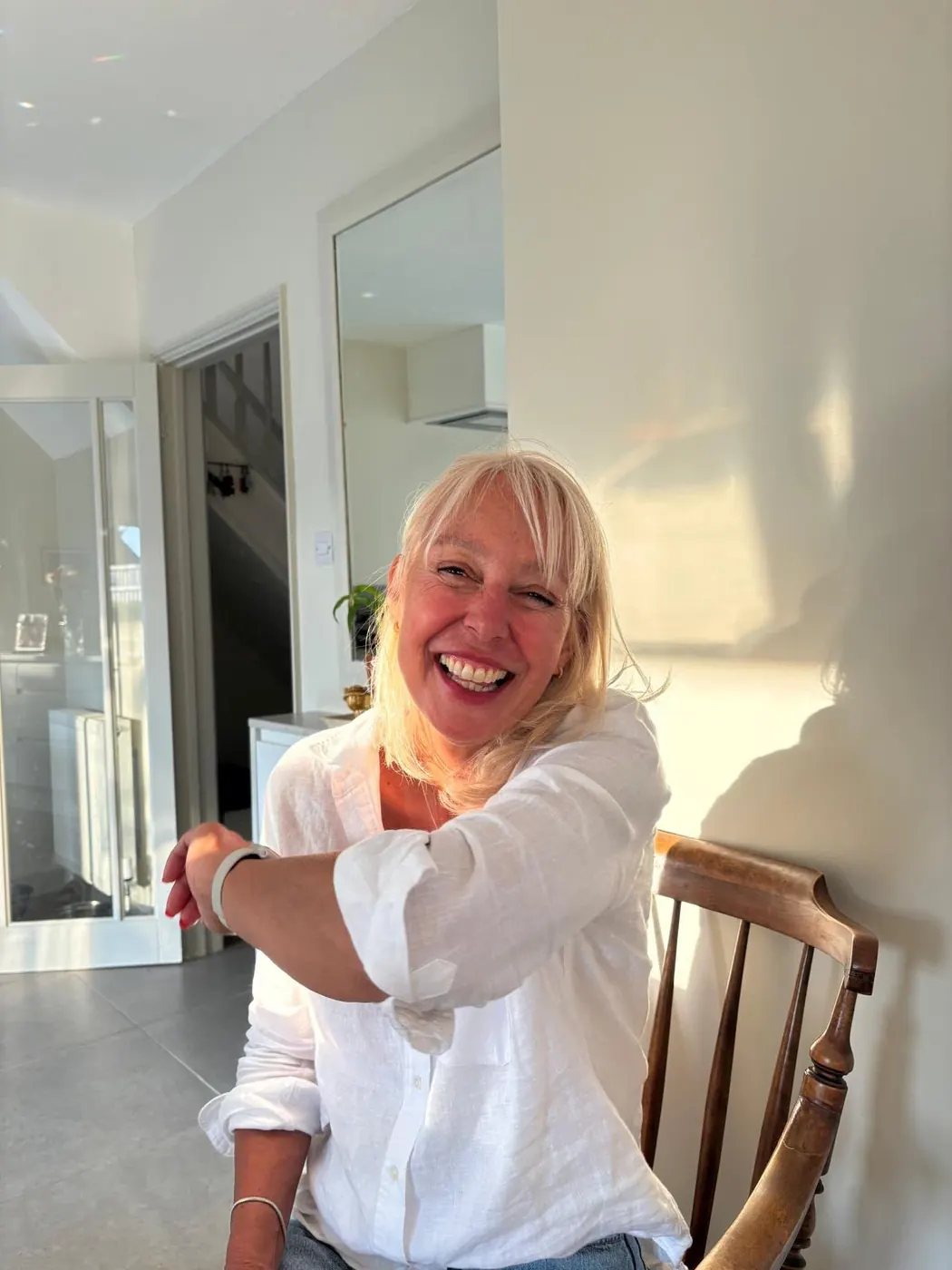 Customer photographed after a house clearance by Spencer's House Clearance